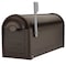 Architectural Mailboxes Mailbox, Rubbed Bronze, Post Mount, Medium 8830RZ-10 - alternate 7